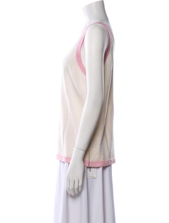 Escada Cashmere Scoop Neck Top