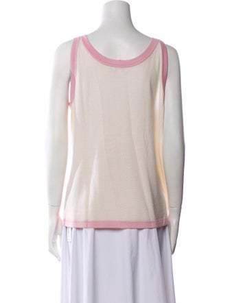 Escada Cashmere Scoop Neck Top