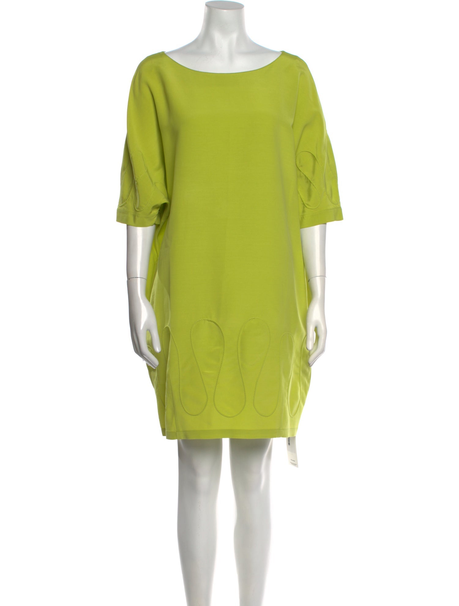 Escada Bateau Neckline Mini Dress