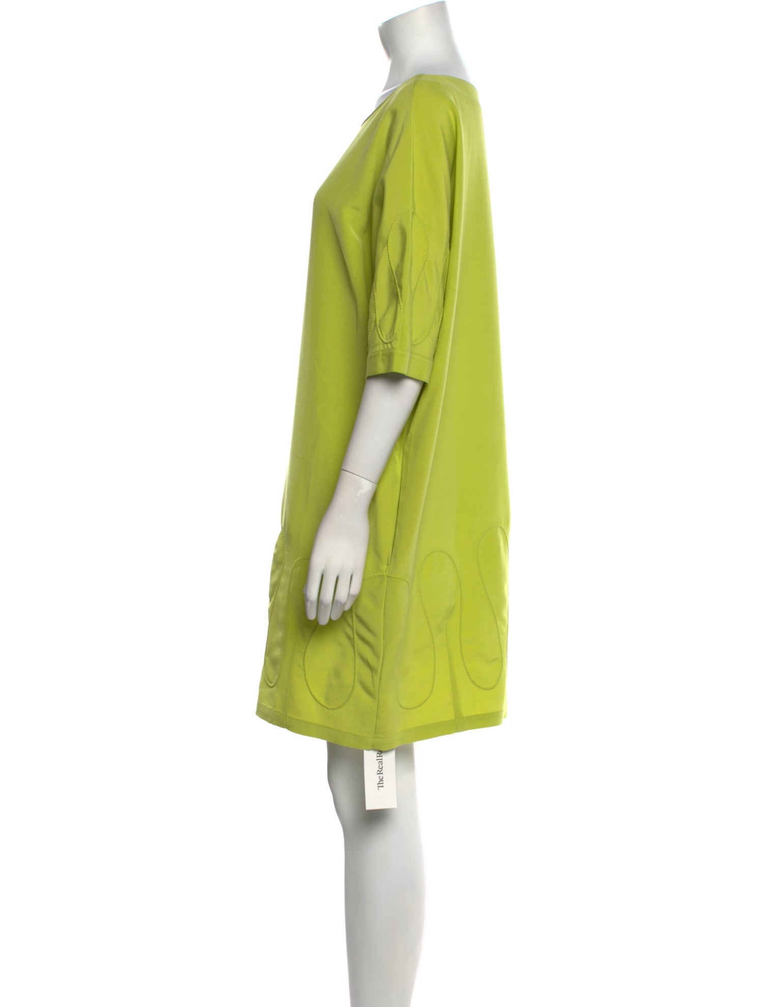 Escada Bateau Neckline Mini Dress