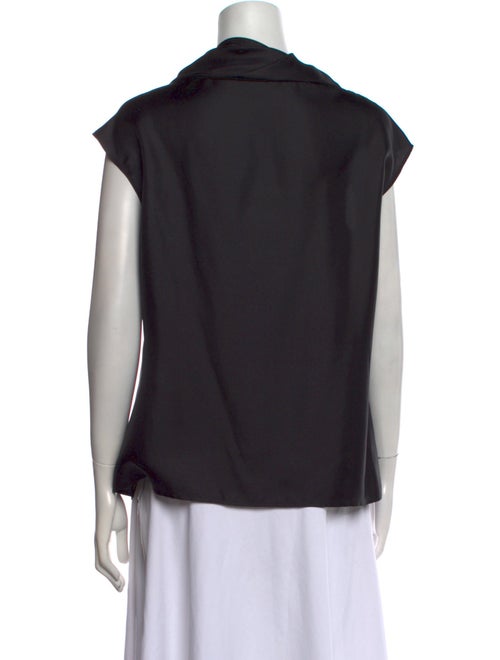 Escada Silk Cowl Neck Blouse