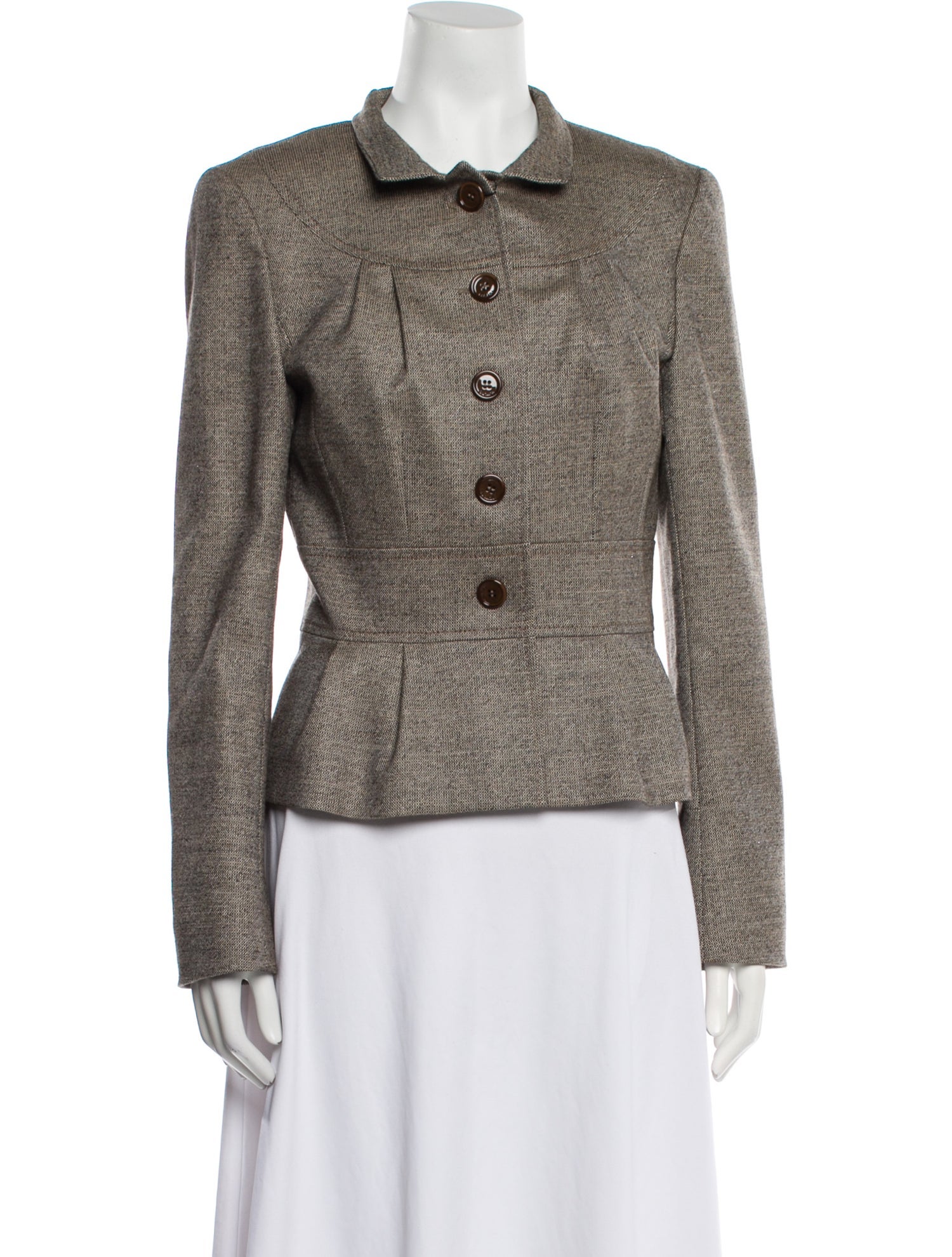 Escada Wool Tweed Pattern Evening Jacket w/ Tags