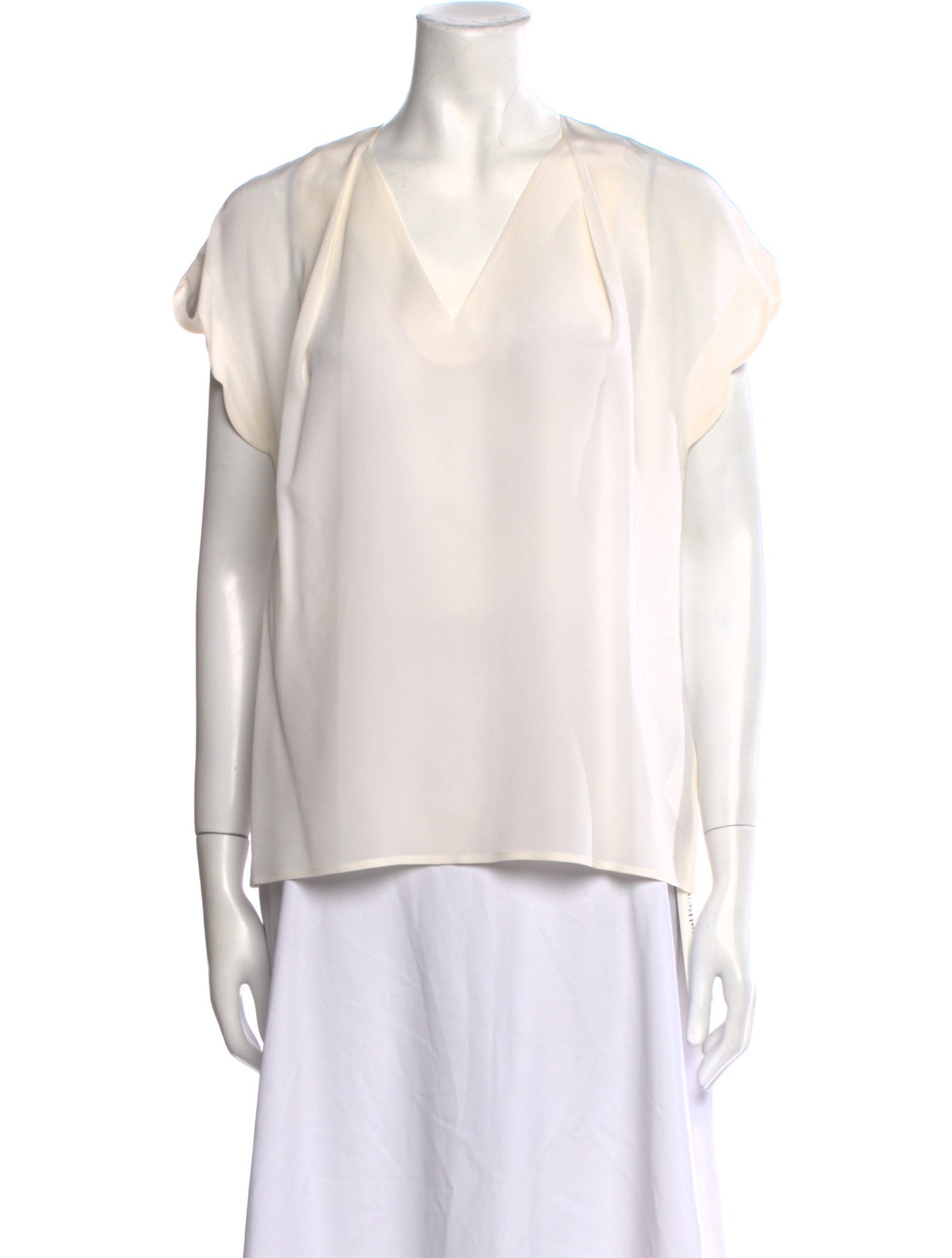 Escada Silk V-Neck Blouse