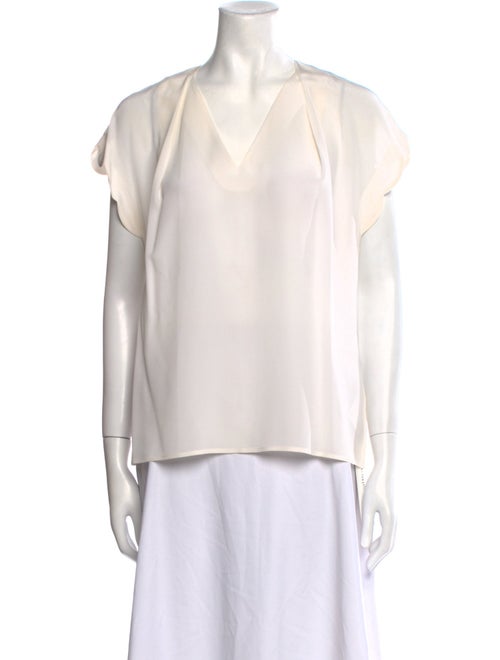 Escada Silk V-Neck Blouse