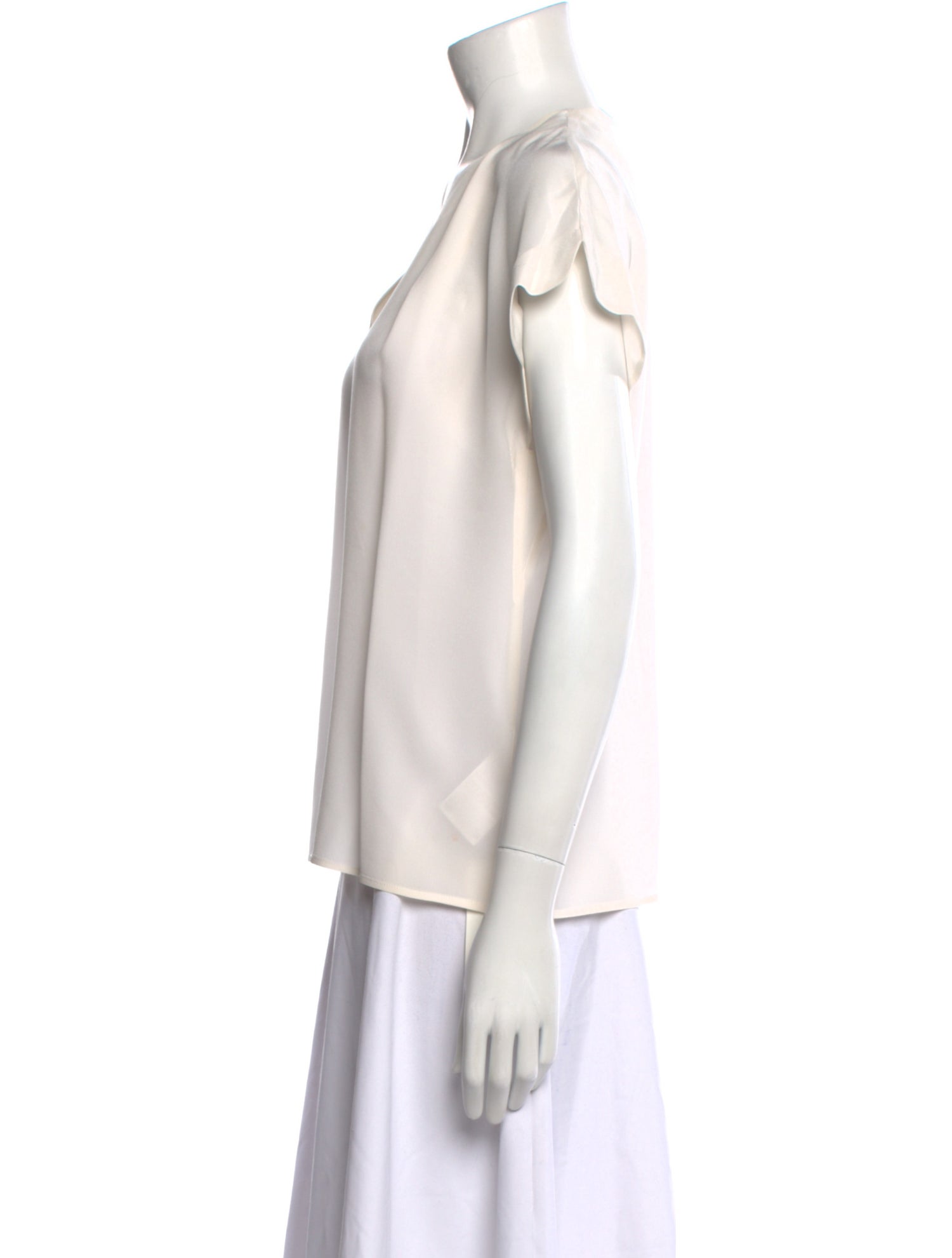 Escada Silk V-Neck Blouse