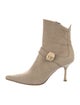 Escada Suede Moto Boots
