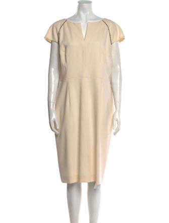 Escada Virgin Wool Midi Length Dress