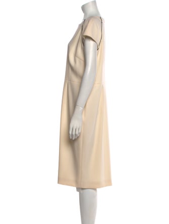 Escada Virgin Wool Midi Length Dress
