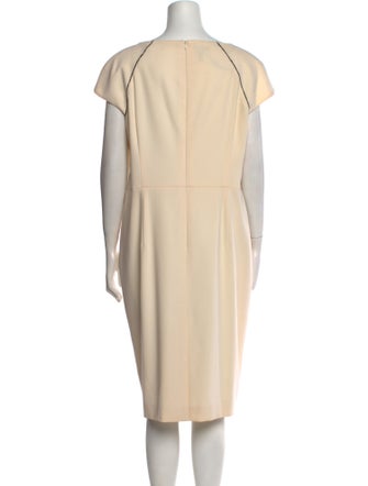 Escada Virgin Wool Midi Length Dress