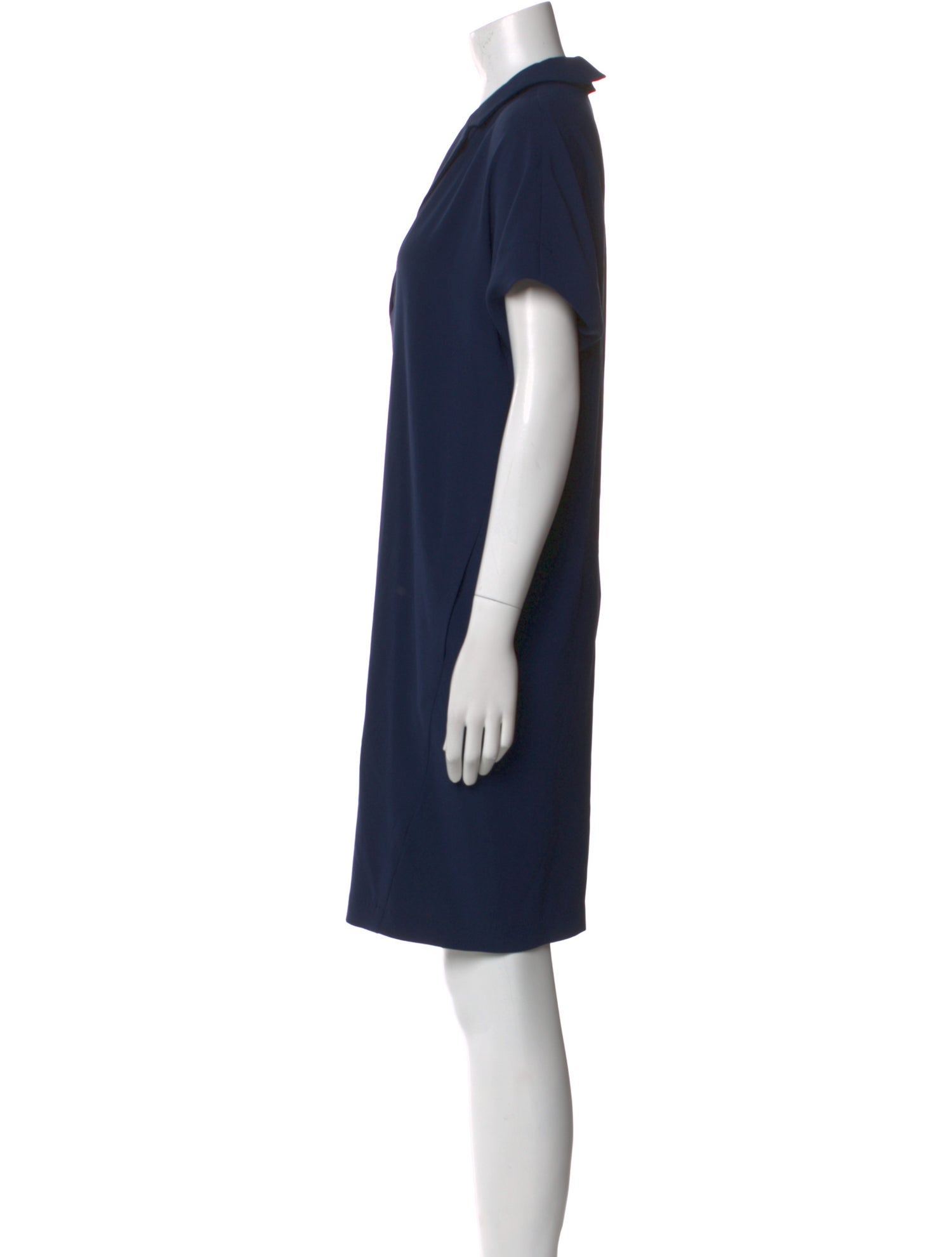 Escada V-Neck Knee-Length Dress