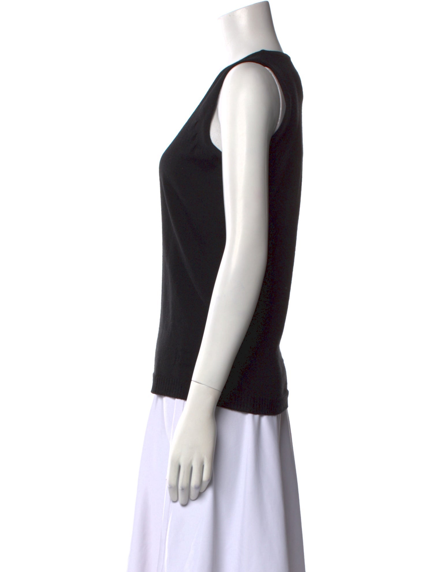 Escada Virgin Wool Scoop Neck Top