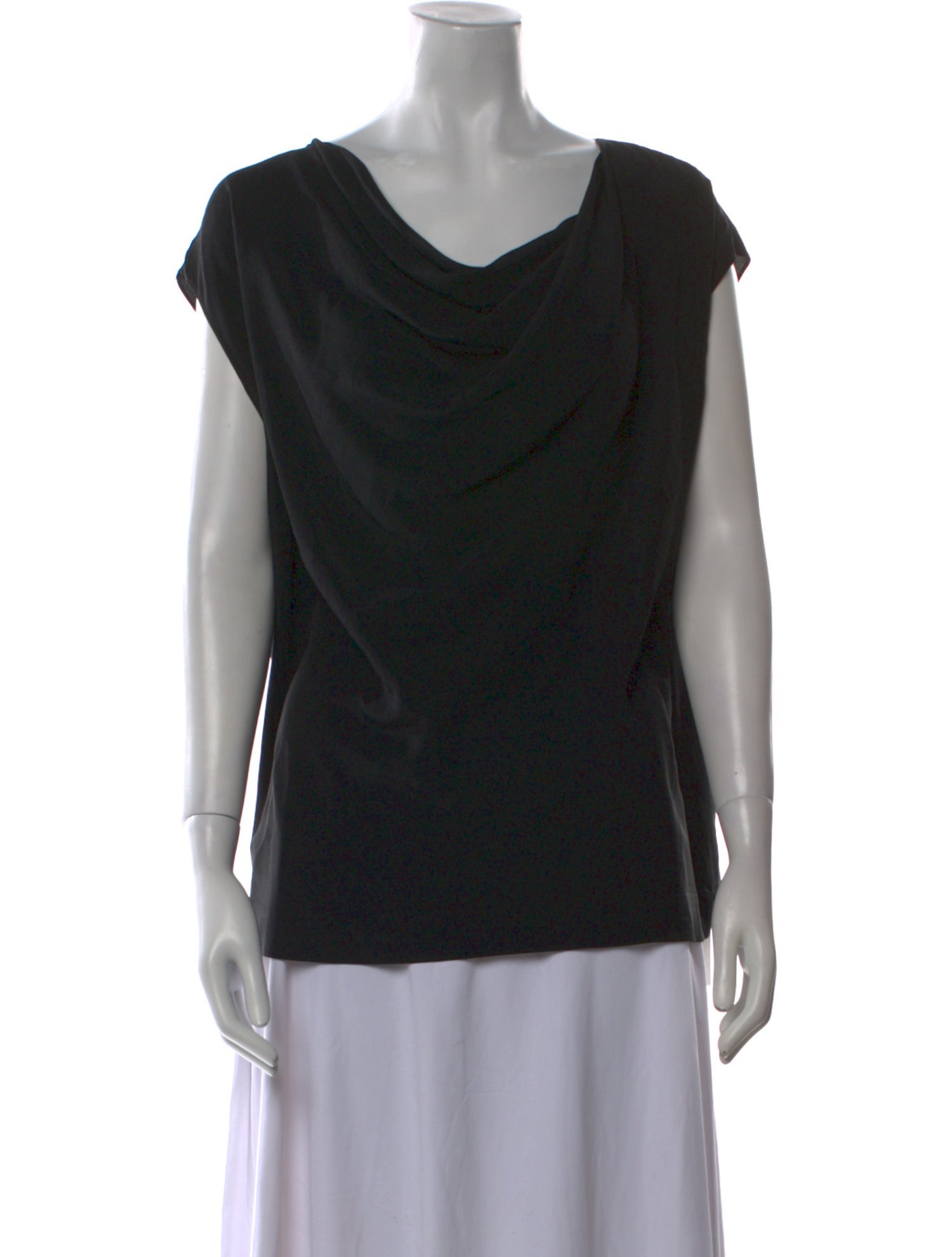 Escada Silk Cowl Neck Top