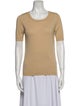Escada Virgin Wool Scoop Neck T-Shirt