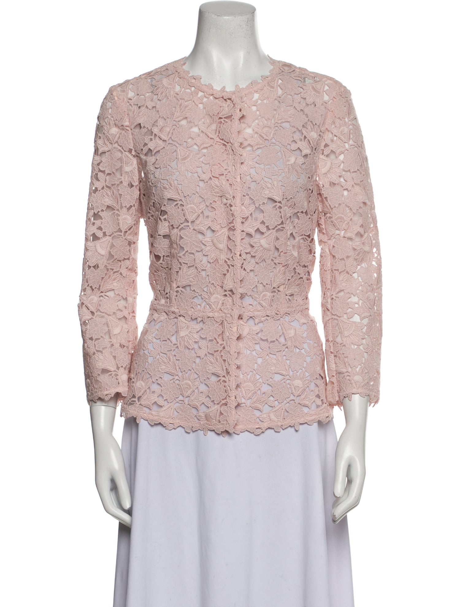 Escada Lace Pattern Evening Jacket