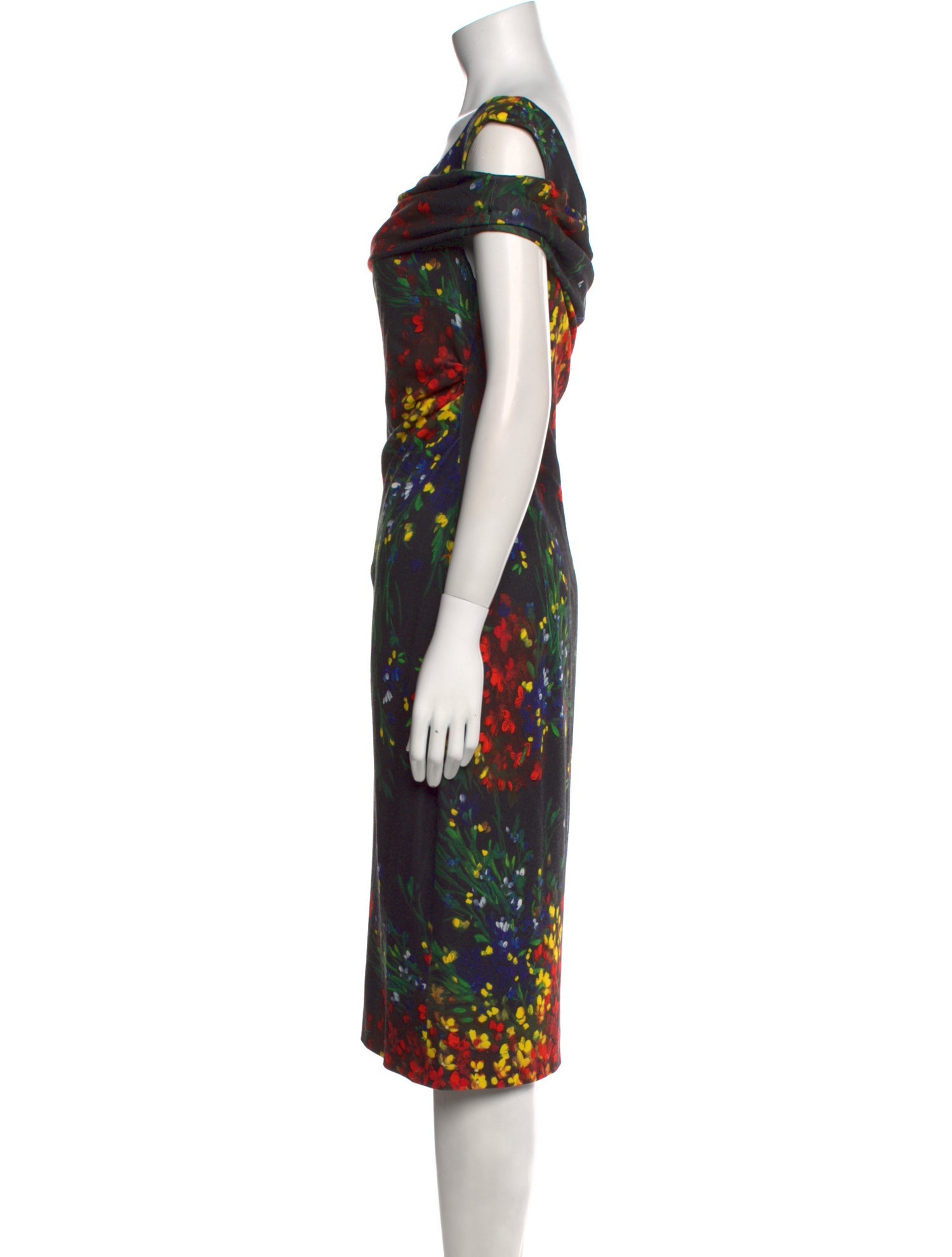 Escada Printed Midi Length Dress