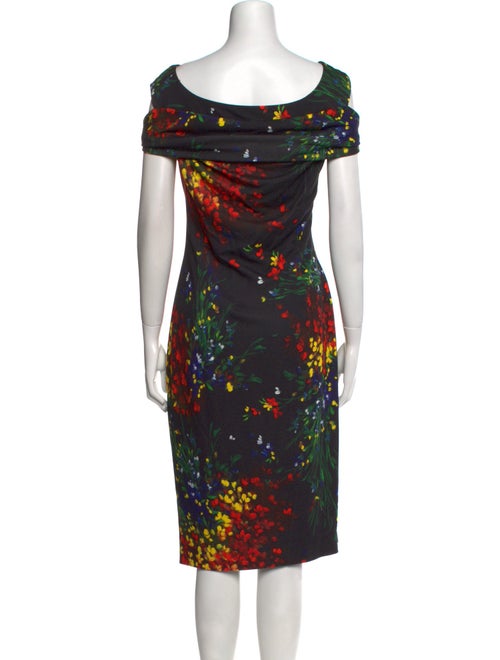 Escada Printed Midi Length Dress