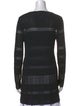 Escada Striped Open Front Sweater