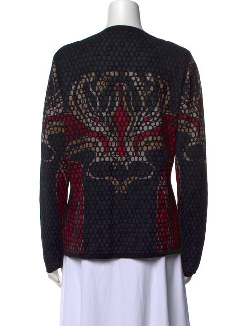 Escada Printed Crew Neck Sweater
