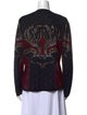 Escada Printed Crew Neck Sweater