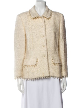 Escada Mohair Tweed Pattern Jacket