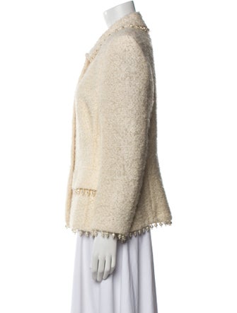 Escada Mohair Tweed Pattern Jacket