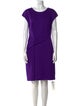 Escada Scoop Neck Knee-Length Dress