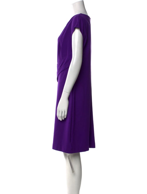 Escada Scoop Neck Knee-Length Dress