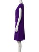 Escada Scoop Neck Knee-Length Dress