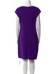 Escada Scoop Neck Knee-Length Dress