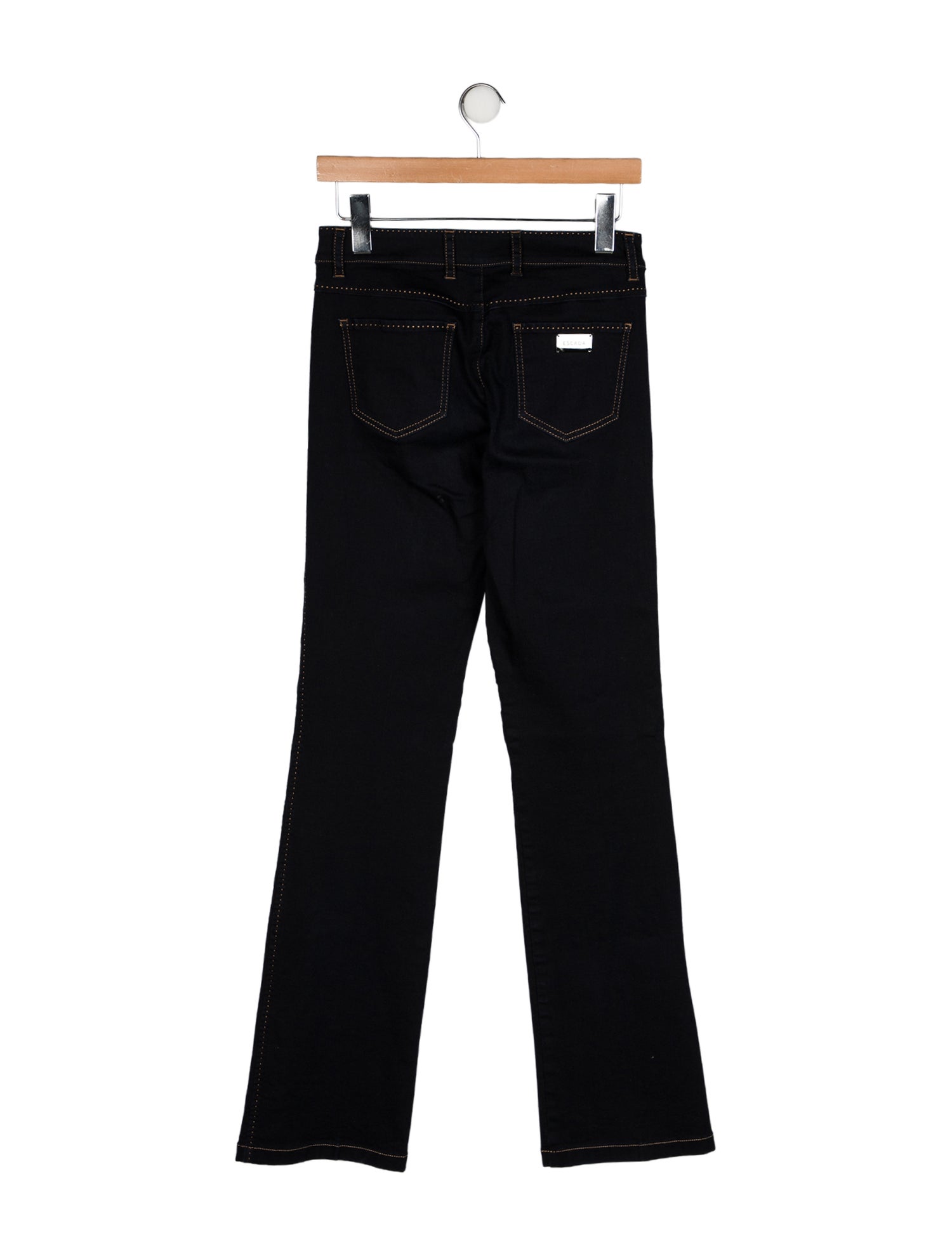 Escada Mid-Rise Straight Leg Jeans