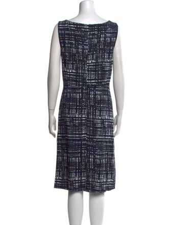 Escada Printed Midi Length Dress