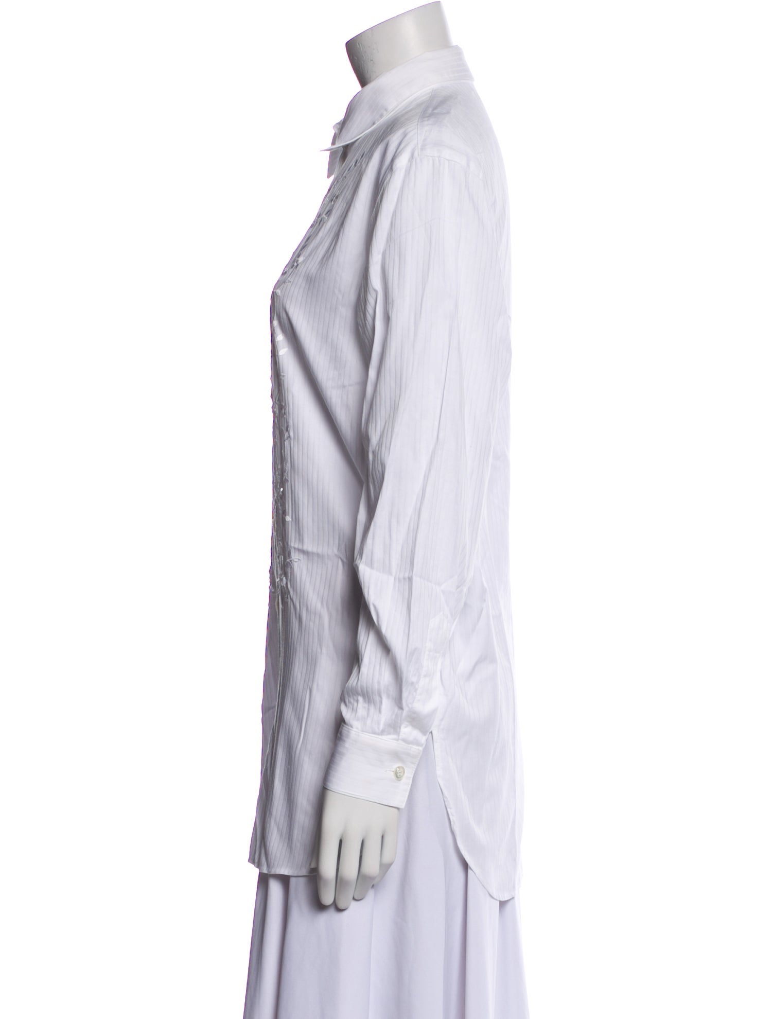 Escada Margaretha Ley Vintage Long Sleeve Button-Up Top