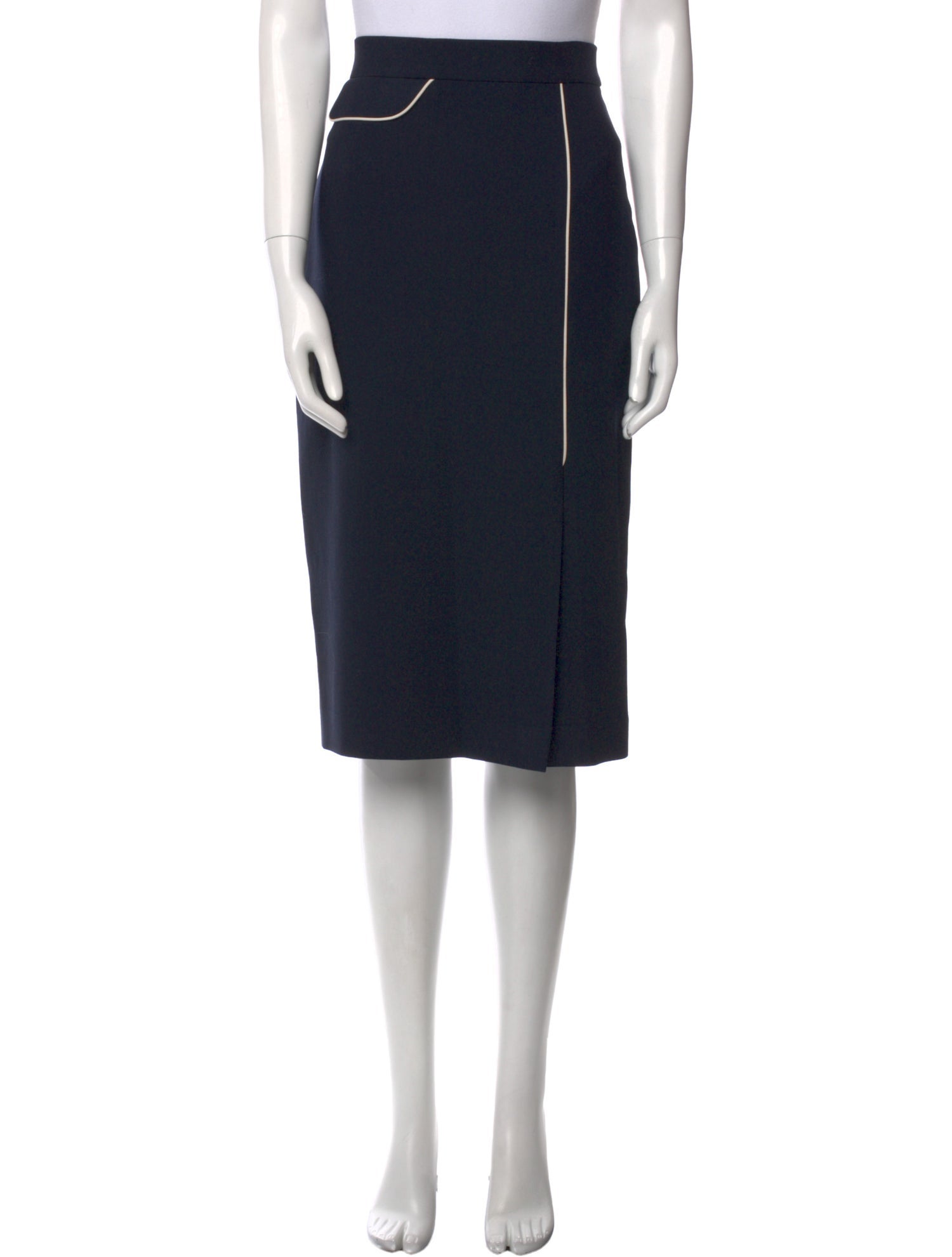 Escada Virgin Wool Knee-Length Skirt