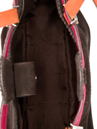 Escada Suede Top Handle Bag