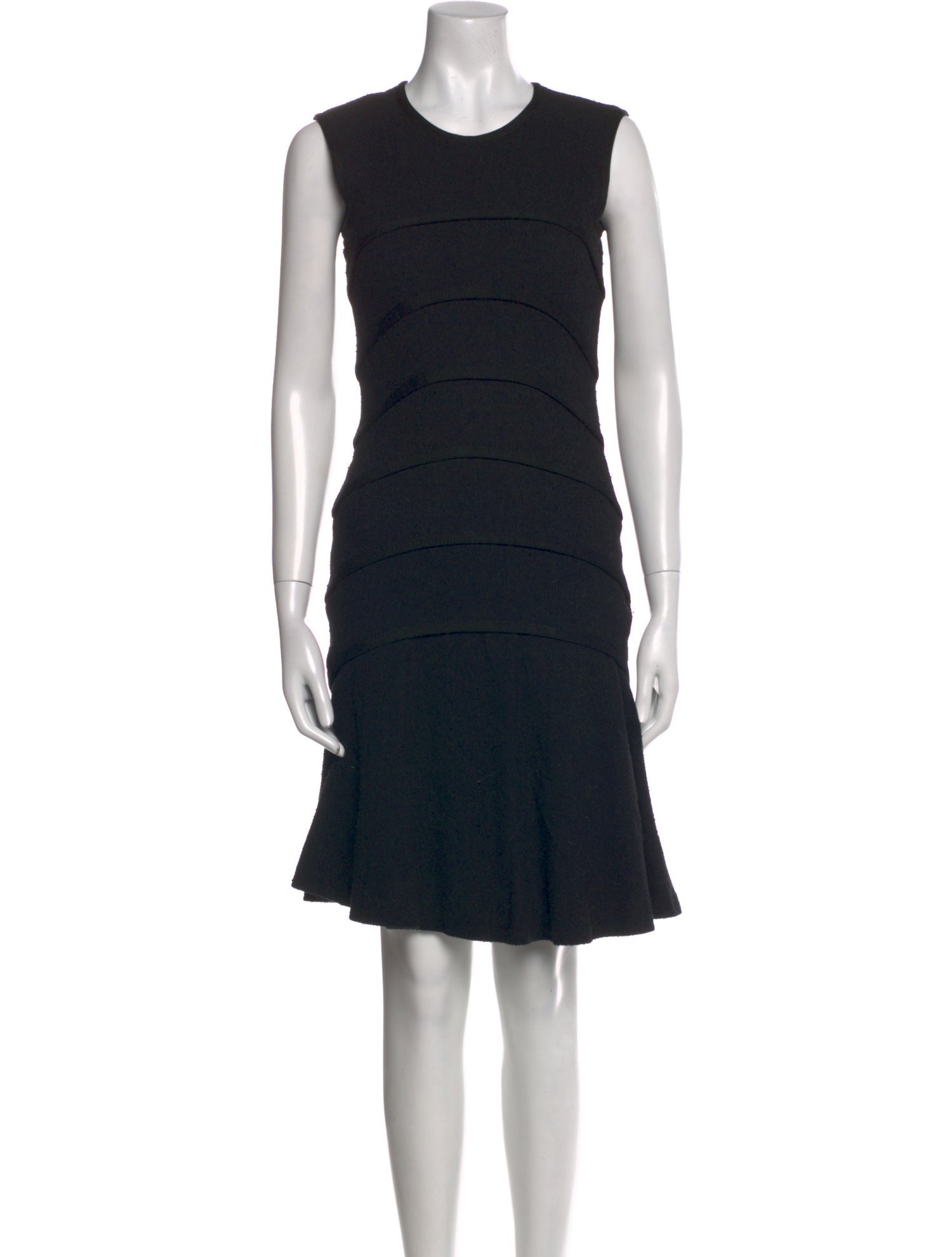 Escada Crew Neck Knee-Length Dress