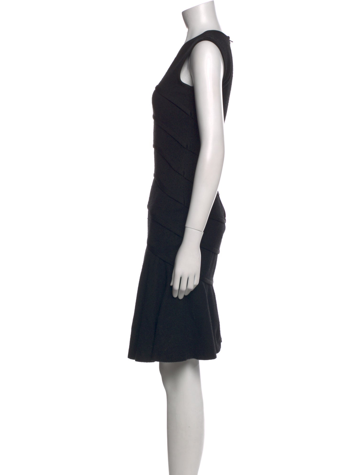 Escada Crew Neck Knee-Length Dress