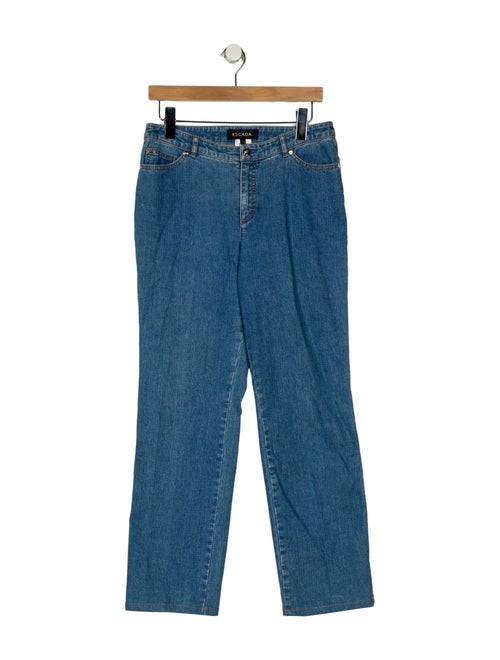 Escada Mid-Rise Straight Leg Jeans