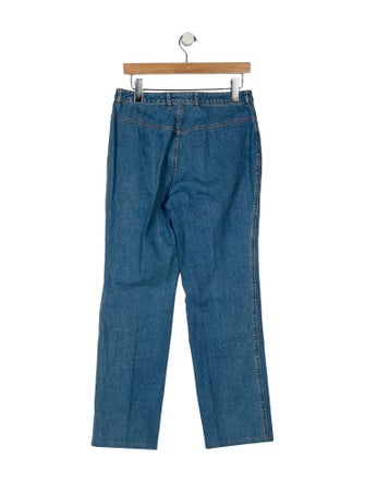Escada Mid-Rise Straight Leg Jeans