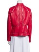 Escada Lamb Leather Biker Jacket