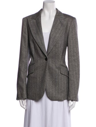 Escada Cashmere Printed Blazer