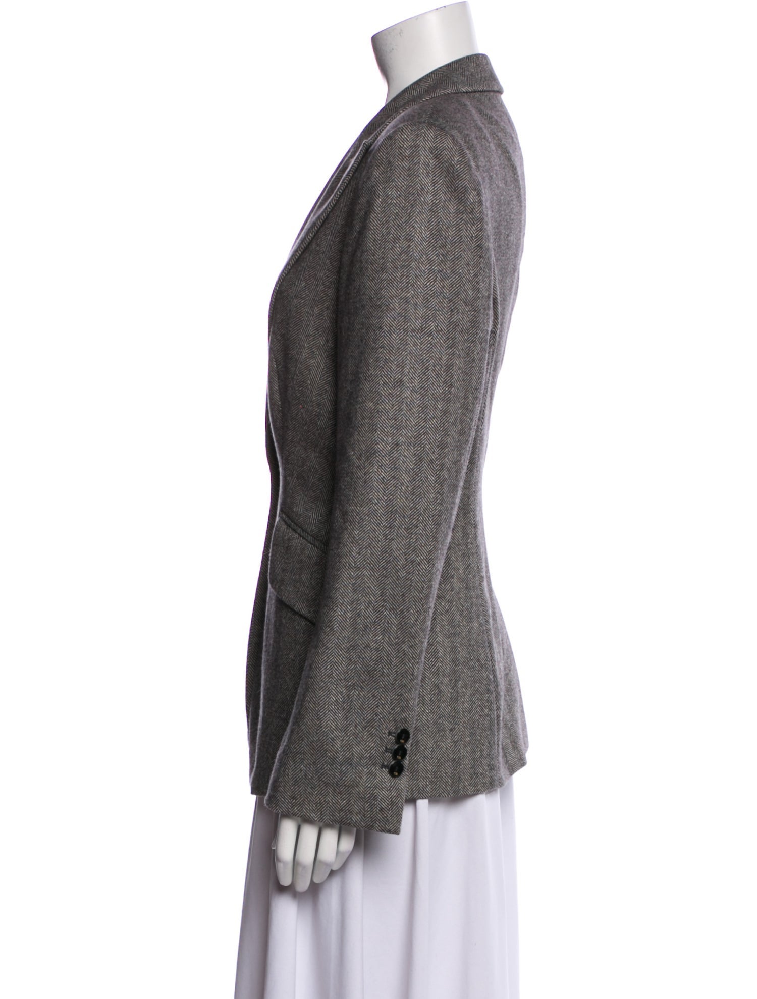 Escada Cashmere Printed Blazer