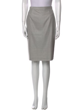 Escada Wool Knee-Length Skirt