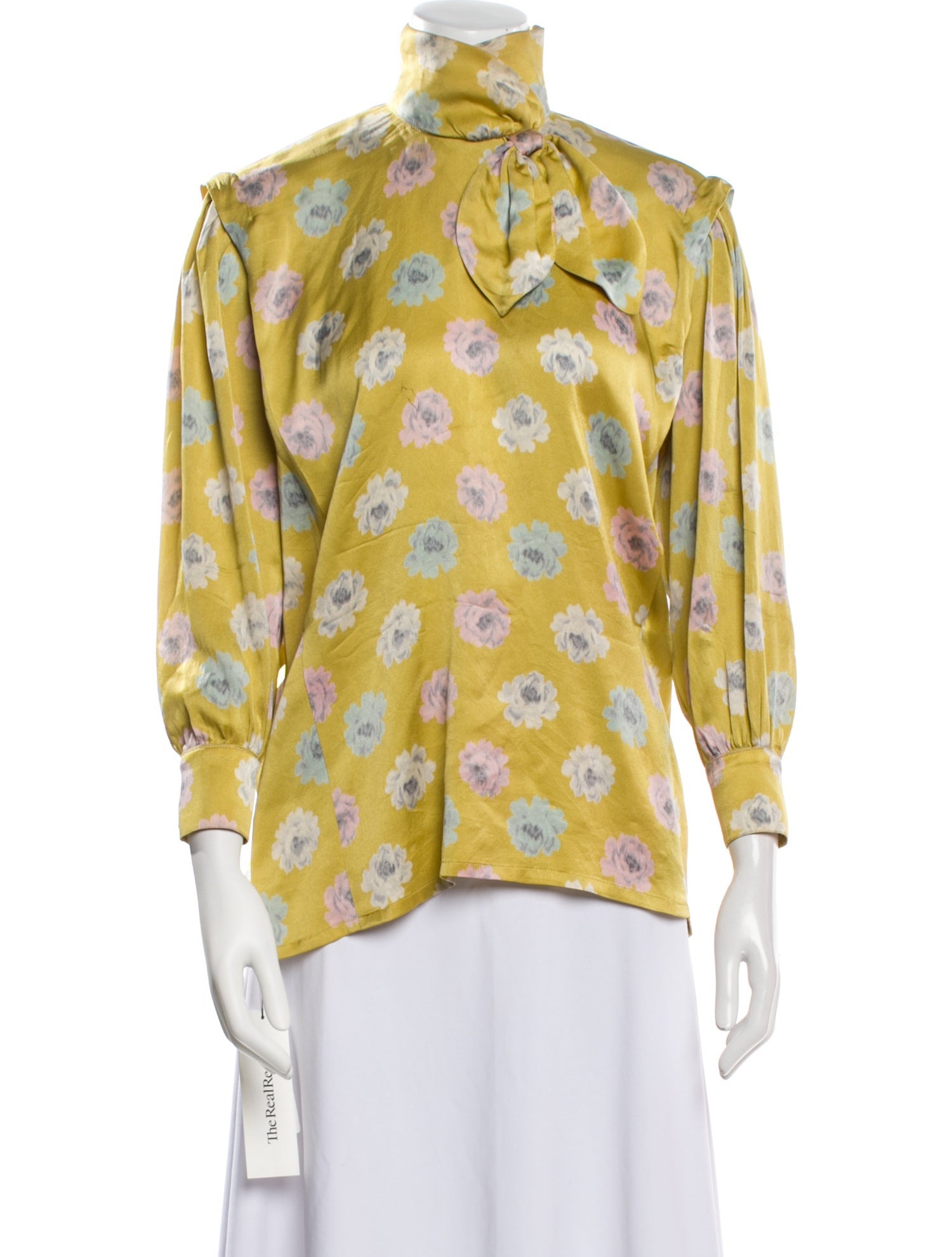Escada Vintage Silk Button-Up Top