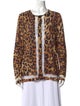 Escada Virgin Wool Animal Print Sweater