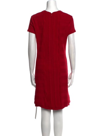 Escada Square Neckline Knee-Length Dress