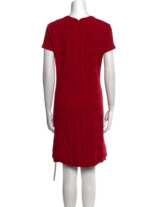 Escada Square Neckline Knee-Length Dress