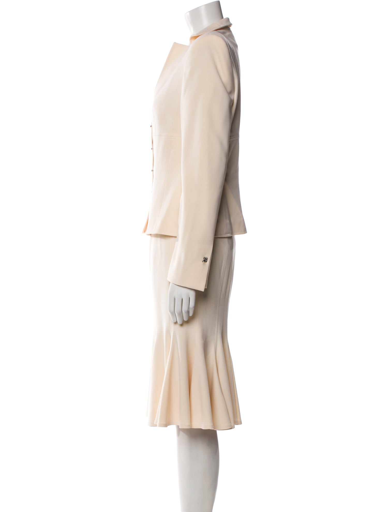 Escada Virgin Wool Skirt Suit
