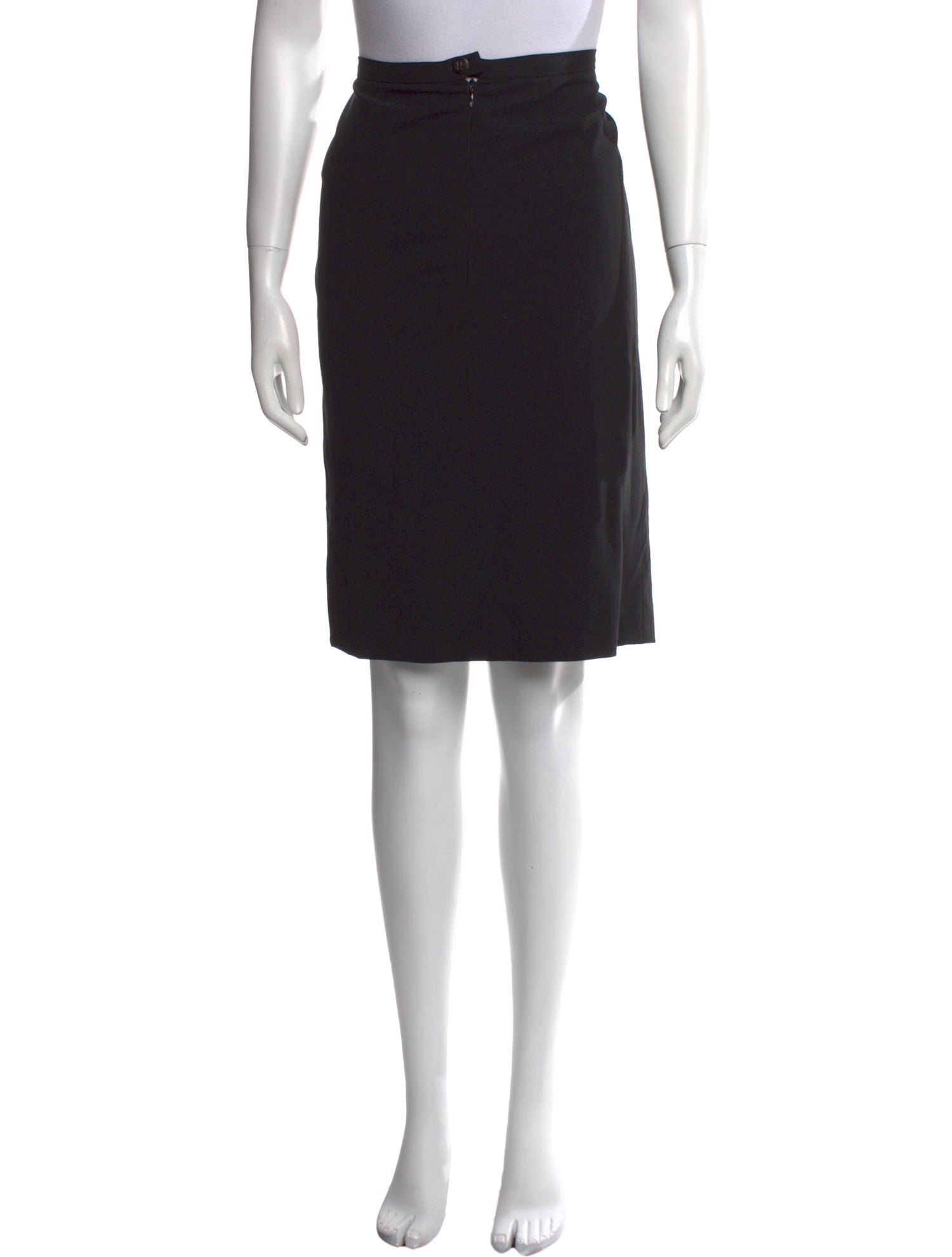 Escada Virgin Wool Knee-Length Skirt