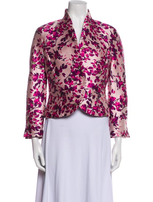 Escada Floral Print Evening Jacket