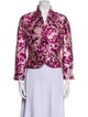 Escada Floral Print Evening Jacket